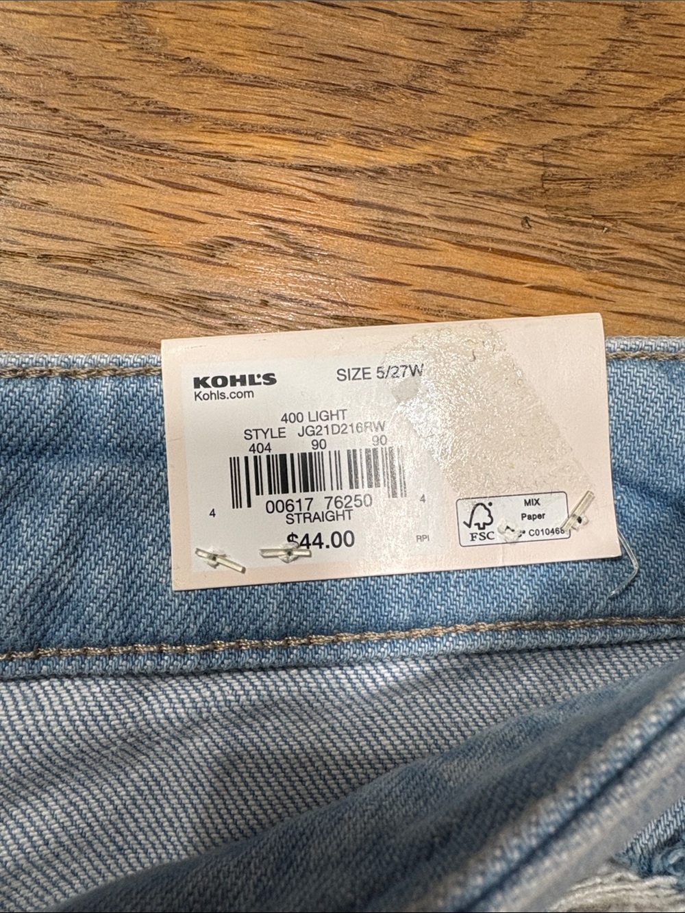 SO distressed high rise straight jeans - Picture 4 of 9